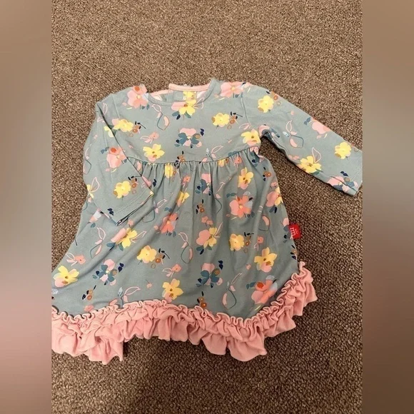 Magnetic Me Toddler Girls Dress Soft Modal Clothing Outfit Notting Hill Print - Picture 3 of 8